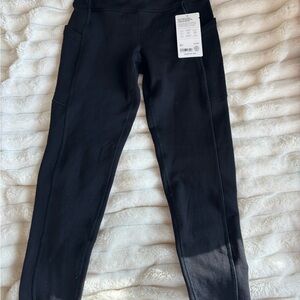 Athleta Charcoal High-Waisted Leggings